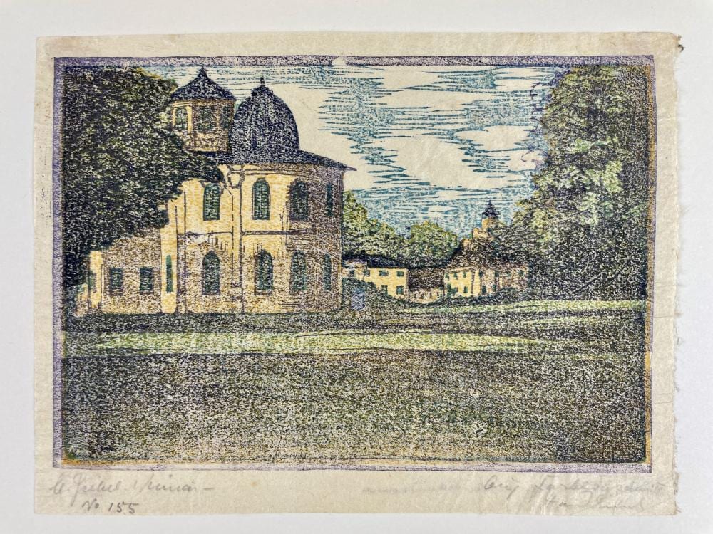 Margarete Geibel comparable auction result: goethe s garden house by margarethe geibel