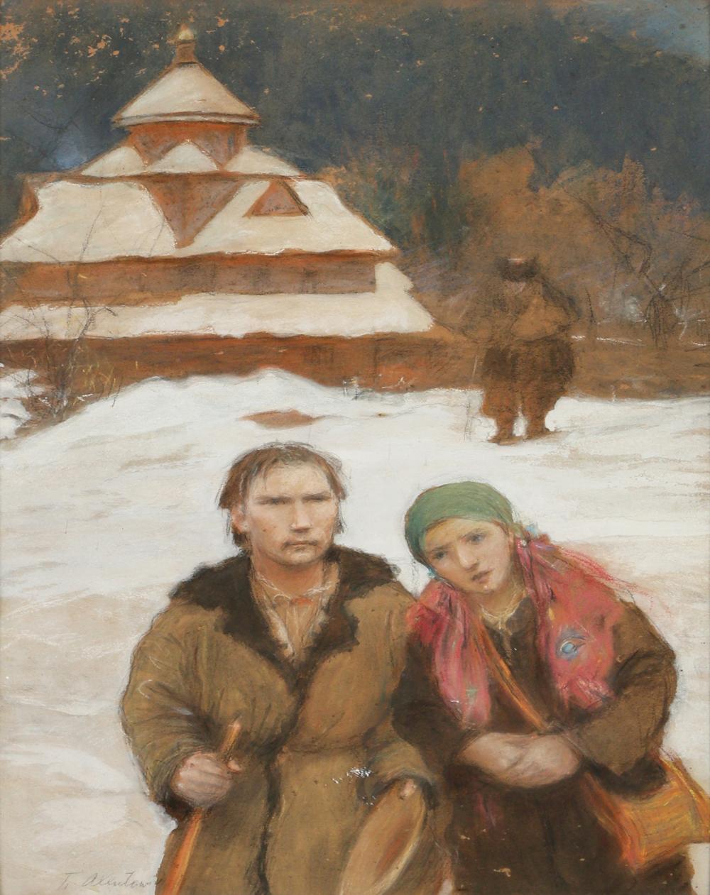 Teodor Axentowicz comparable auction result: teodor axentowicz
