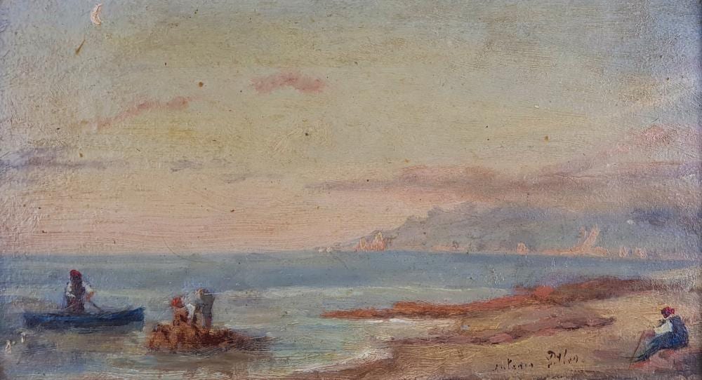 Anton Sminck Pitloo comparable auction result: anton sminck pitloo 1790 1837 vue de la c te napolitaine