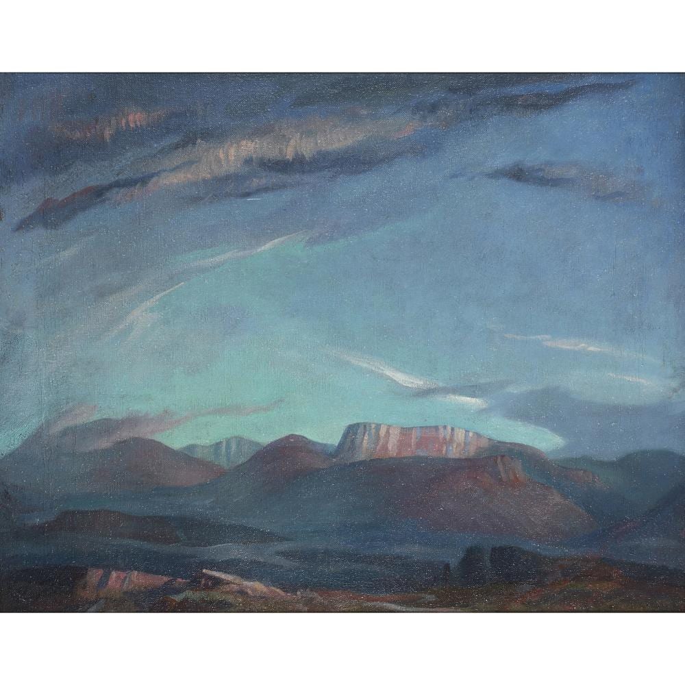 Eric Robertson comparable auction result: eric harald macbeth robertson scottish 1887 1941 ben lawers