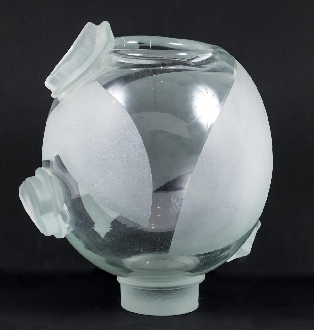 kathleen mulcahy and ron desmett glass landscape vase · Concept Art Gallery · 2022-06-11 Kathleen Mulcahy comparable auction result: kathleen mulcahy and ron desmett glass landscape vase