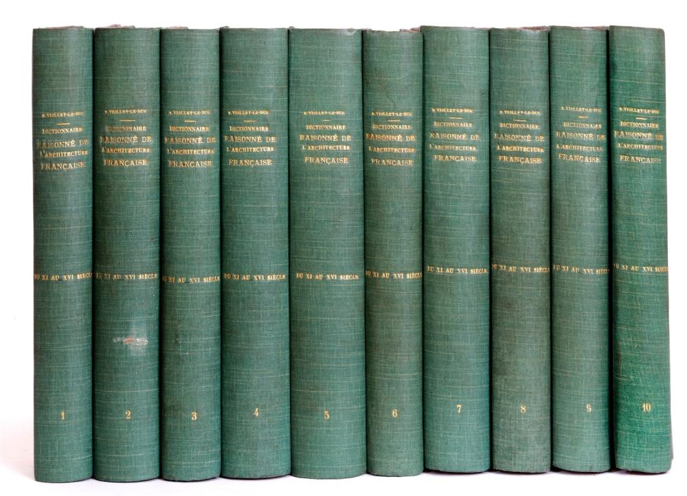 Eugène Emmanuel Viollet-le-Duc comparable auction result: eug ne emmanuel viollet le duc dictionnaire raisonn