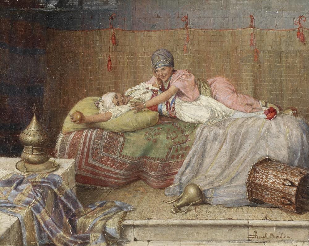 Daniel Israel comparable auction result: daniel israel austrian 1859 1901 idle hours 2