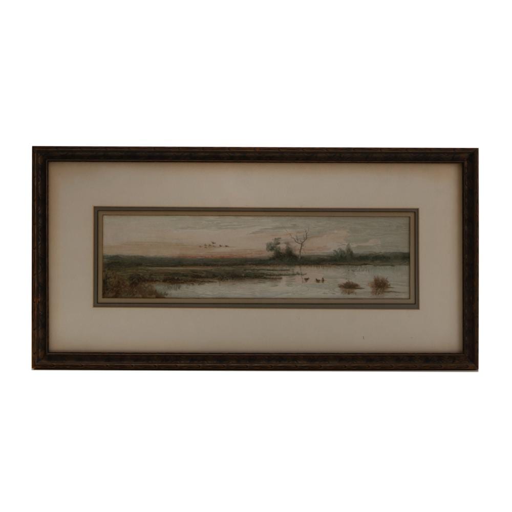 Wedworth Wadsworth comparable auction result: framed watercolor by wedworth wadsworth