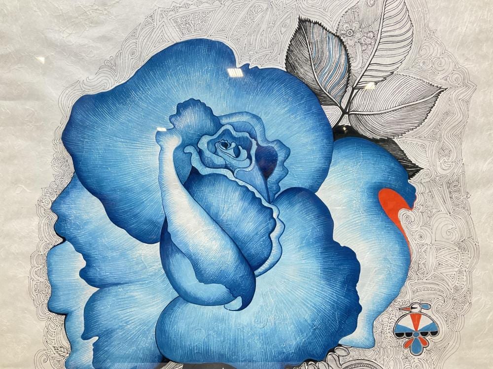 alice asmar rose of mystery mixed media on paper · EJ'S Auction & Appraisal · 2022-05-28 Alice Asmar comparable auction result: alice asmar rose of mystery mixed media on paper