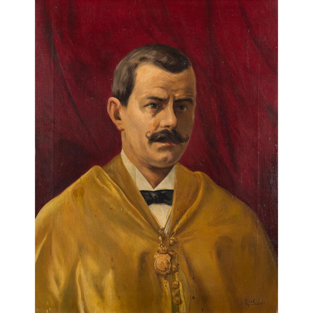 retrato de rector en medicina · Isbilya Subastas · 2022-06-22 José Rico y Cejudo comparable auction result: retrato de rector en medicina
