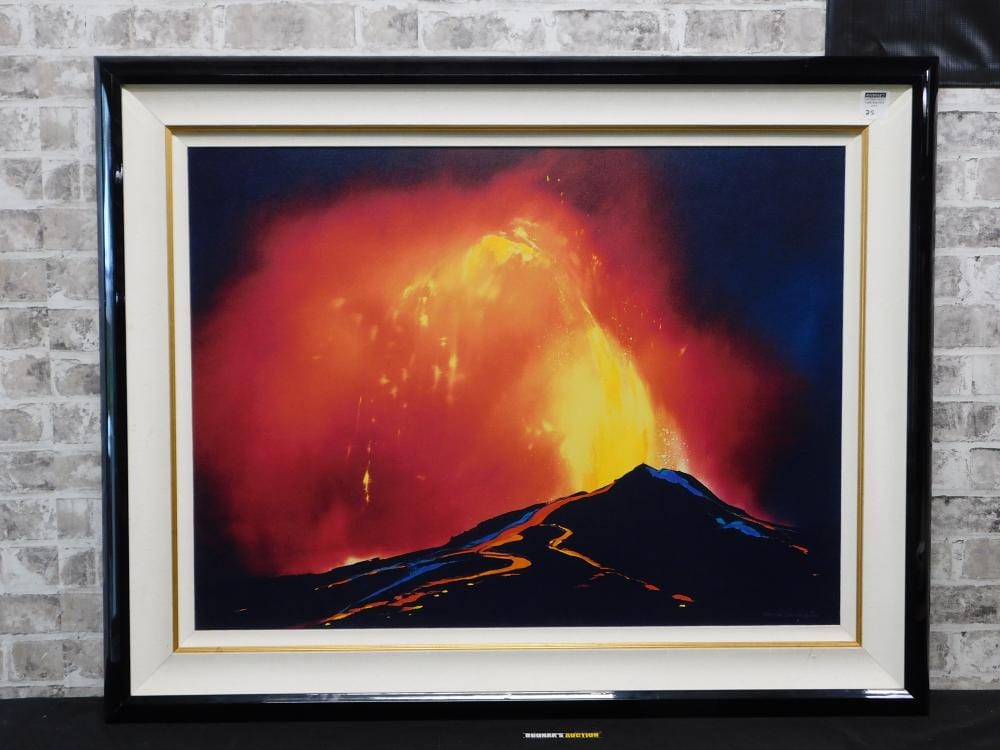 Thomas Leung comparable auction result: shower of flame giclee by thomas leung