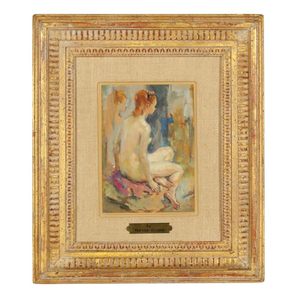 Maryse Ducaire comparable auction result: maryse ducaire roque french 1911 1992 nu