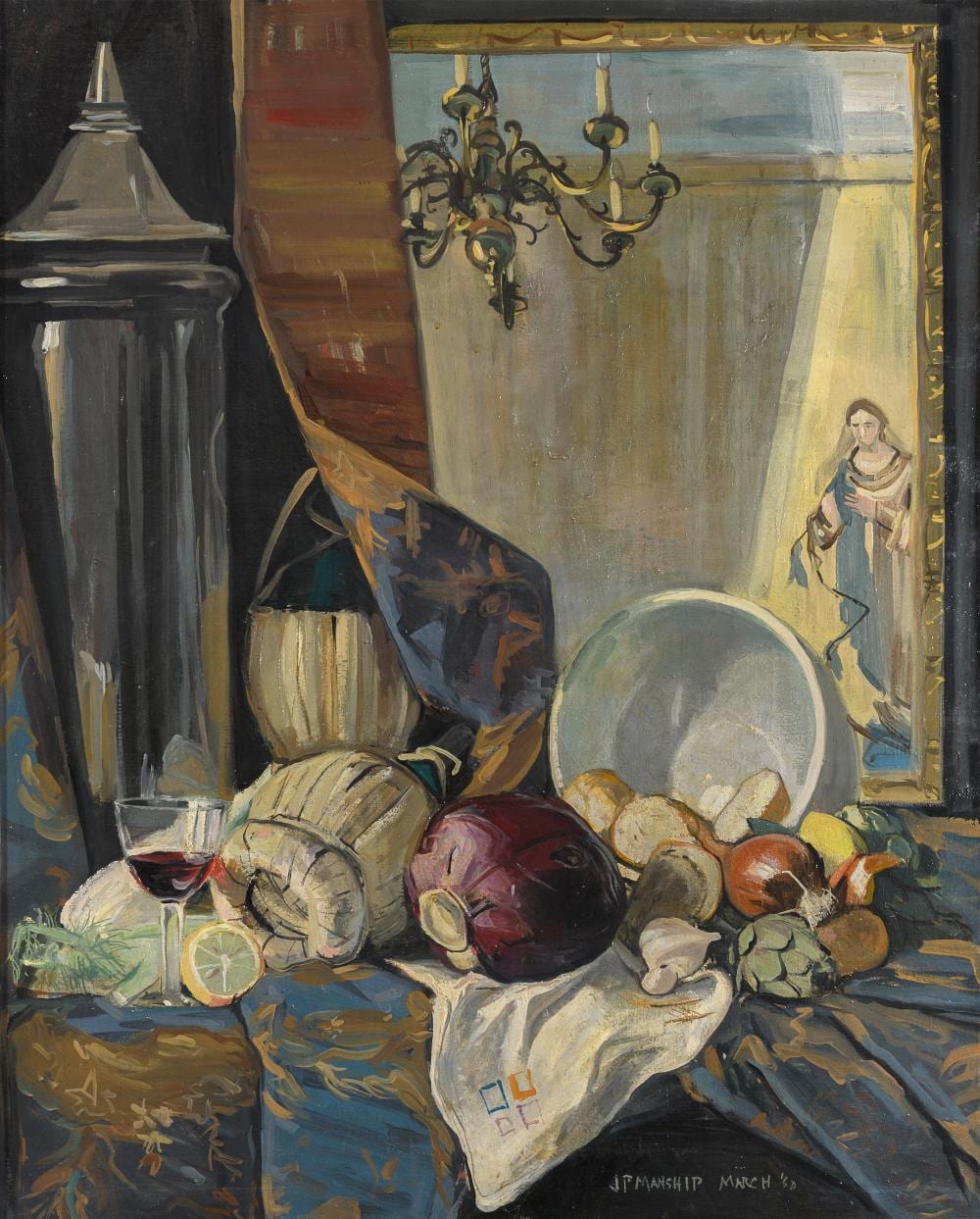 John Paul Manship comparable auction result: oil painting by john paul manship