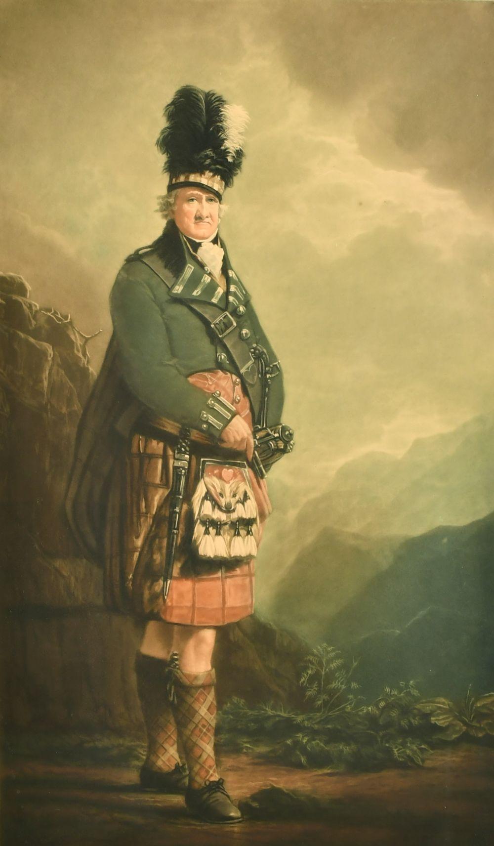Henry Macbeth Raeburn comparable auction result: henry macbeth raeburn 1860 1947 after sir henry raeburn the mcnab mezzotint signed in pencil 25 x 15