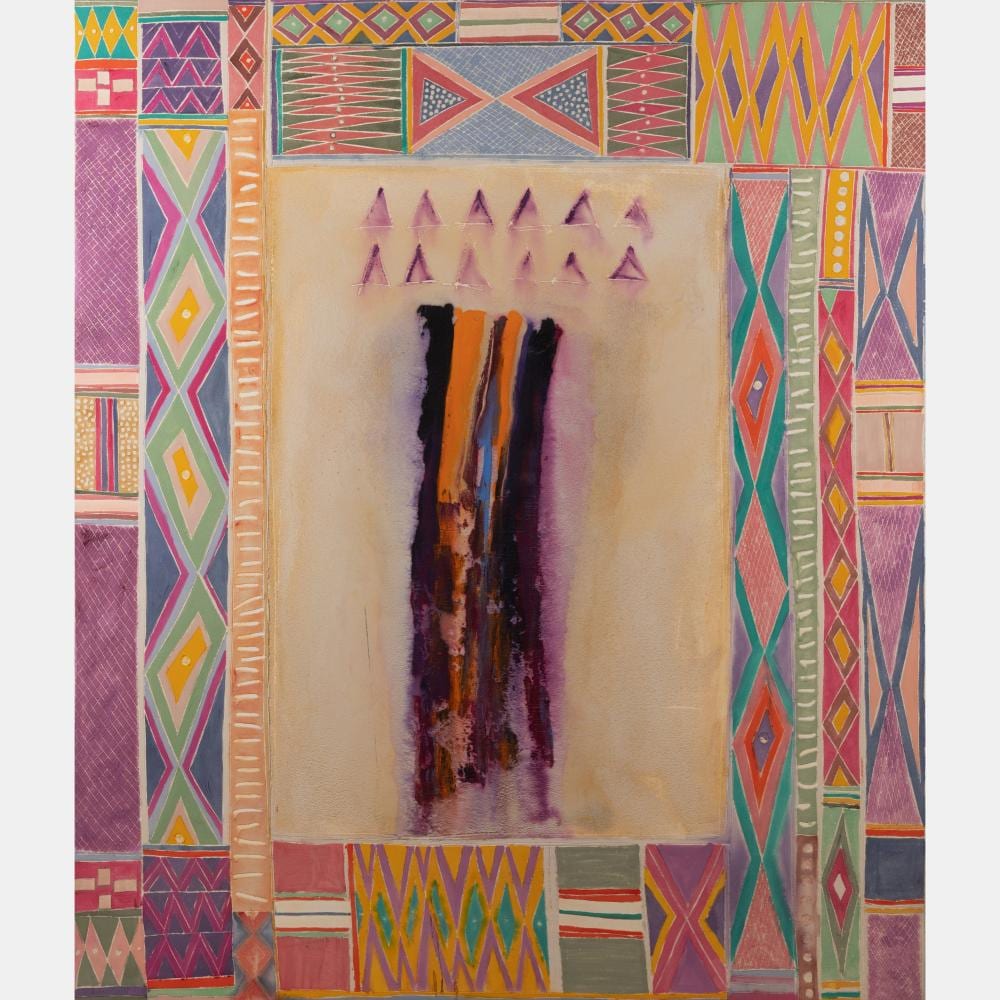 Dick Jemison comparable auction result: dick jemison american b 1943 recollection xv 1985