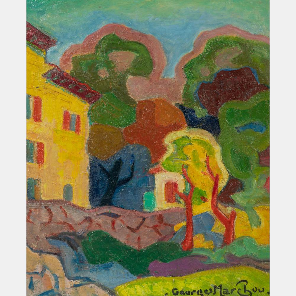 Georges Marchou comparable auction result: georges marchou french 1898 1984 house in provence