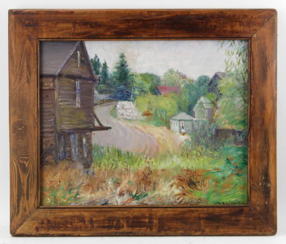 lester a gillette new england country road · Kaminski Auctions · 2022-06-12 Lester A. Gillette comparable auction result: lester a gillette new england country road