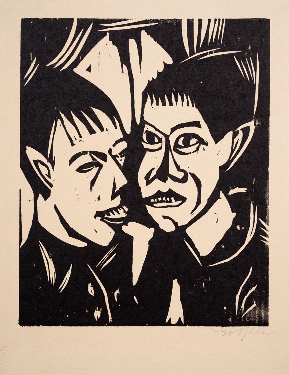 Werner Gothein comparable auction result: werner gothein lausbuben 1919
