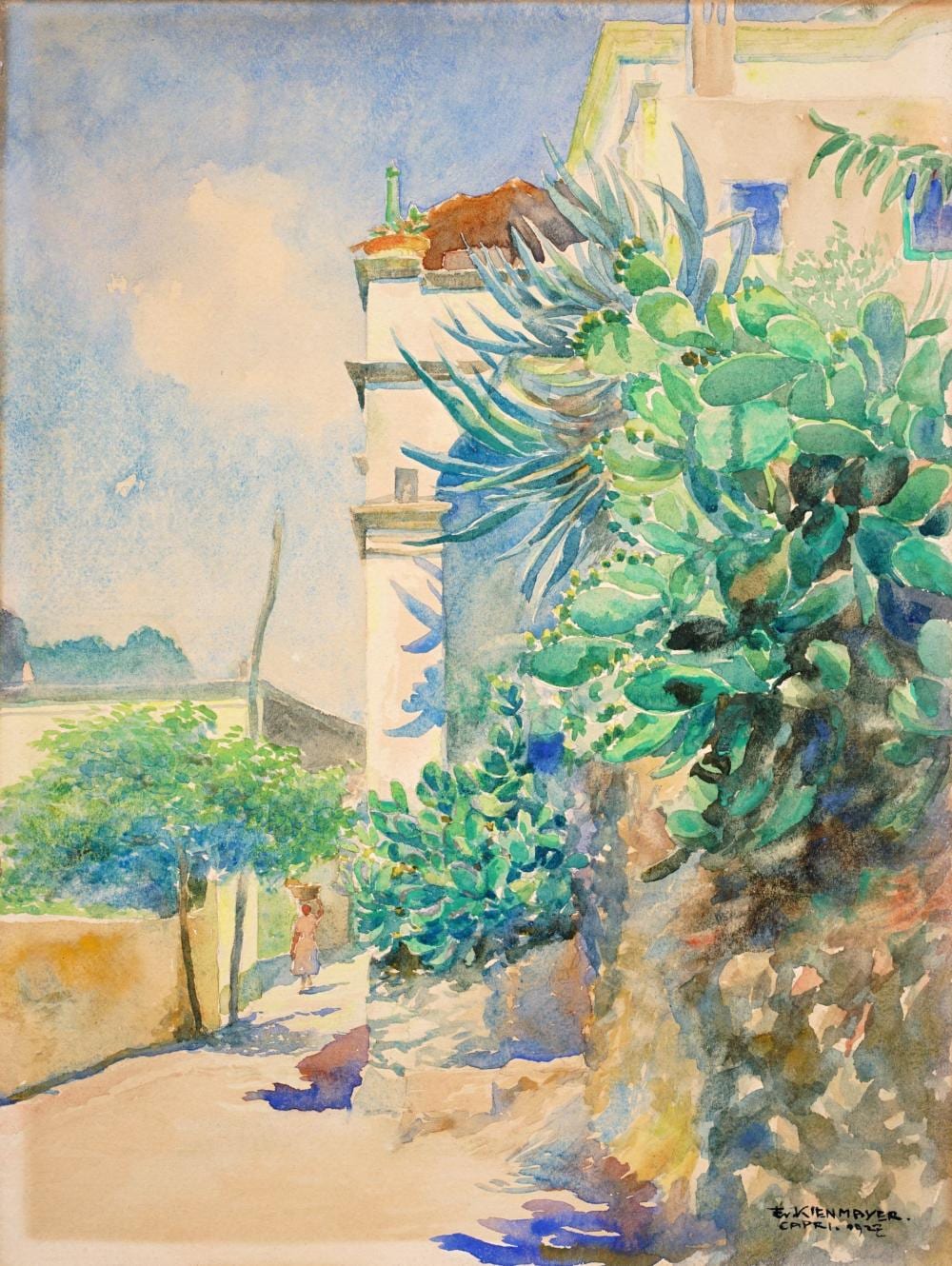 Franz Kienmayer comparable auction result: franz kienmayer capri 1927