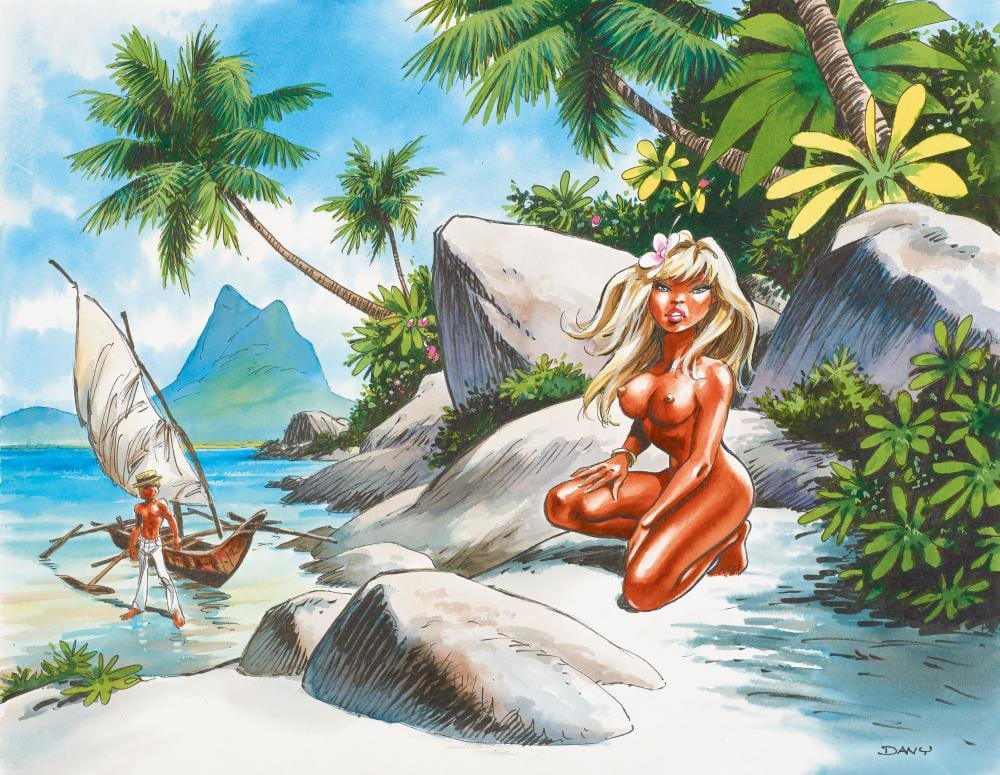 Marcelle Denyzot de Homedes comparable auction result: dany daniel henrotin dit