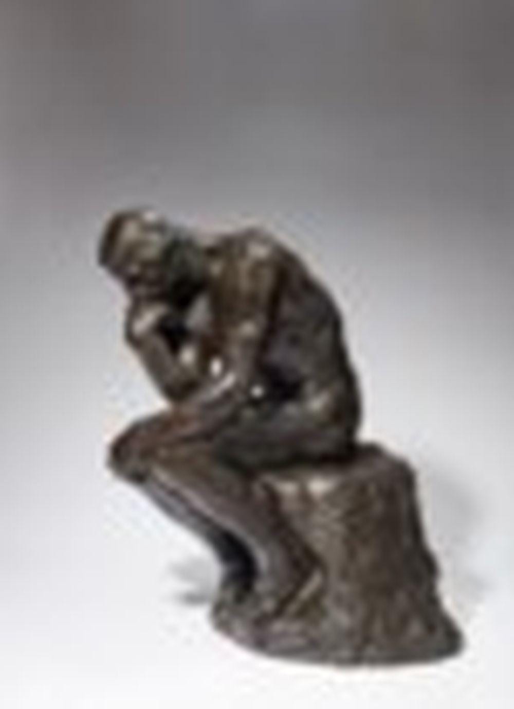 Auguste Rodin (1840-1917) Penseur, Taille de la Porte dit Moyen Modèle Bron comparable sale