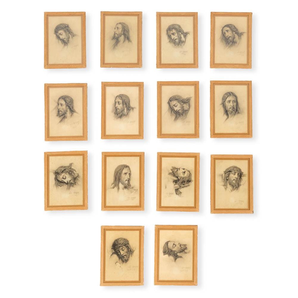 hippolyte lazerges 1817 1887 station of the cross the faces of jesus christ w 13 x h 18 cm · Flanders Auctions · 2022-06-15 Jean Raymond Hippolyte Lazerges comparable auction result: hippolyte lazerges 1817 1887 station of the cross the faces of jesus christ w 13 x h 18 cm