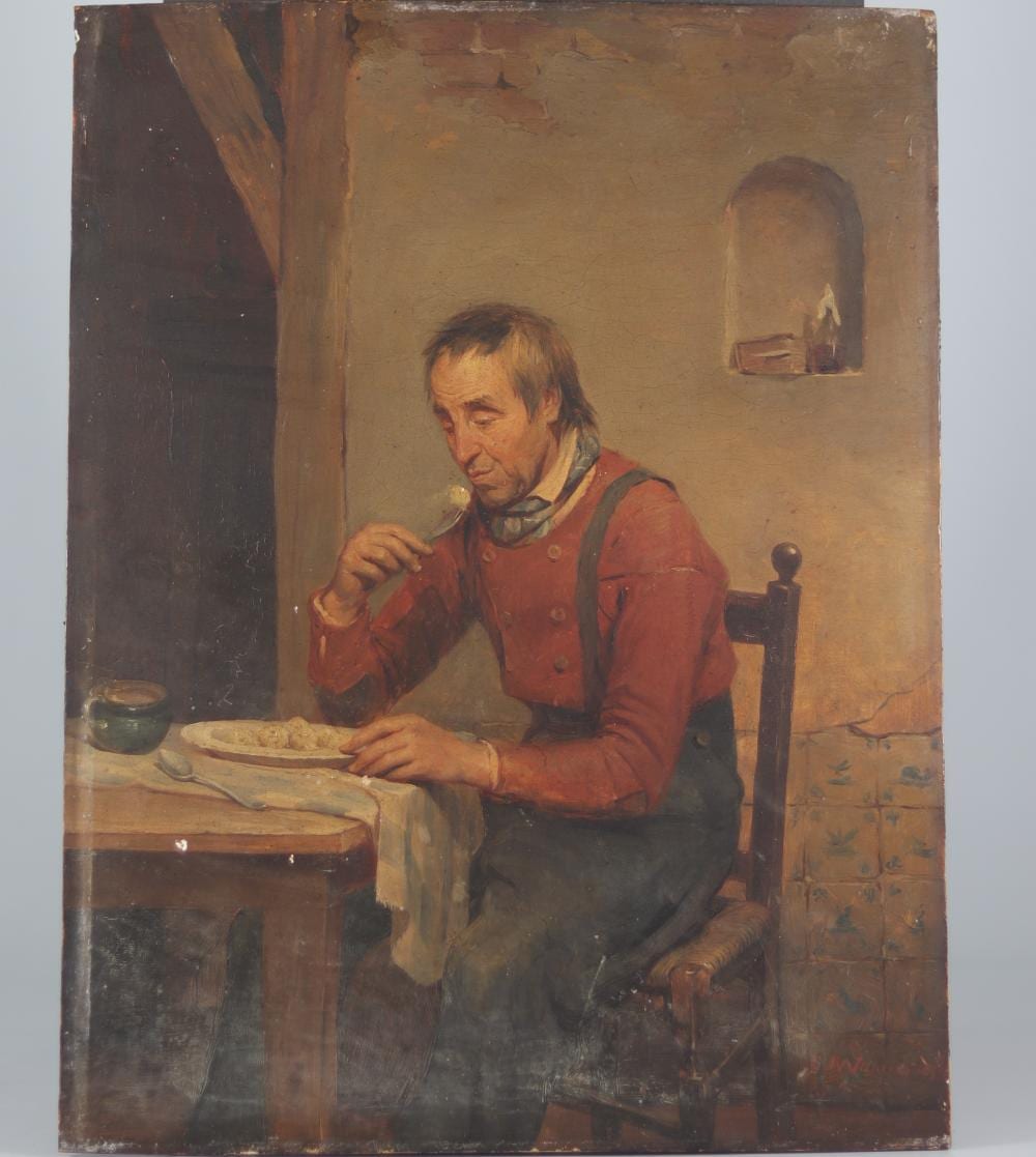 Charles Augustin Wauters comparable auction result: charles augustin wauters 1811 1869 oil on panel dinner
