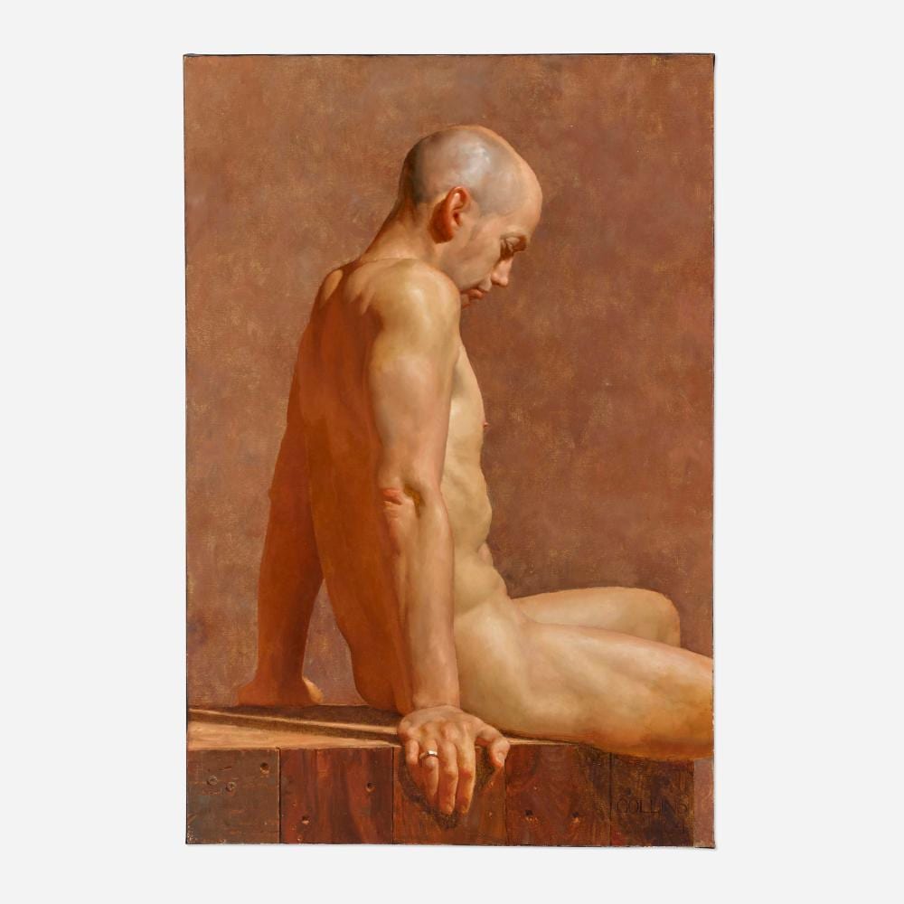 Jacob Collins comparable auction result: jacob collins thinking man
