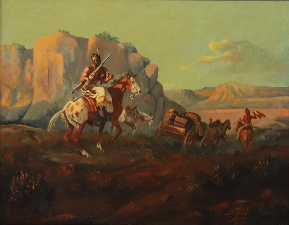 Bill Chappell comparable auction result: bill chappell tx 1919 2010 good loot 22 x 28