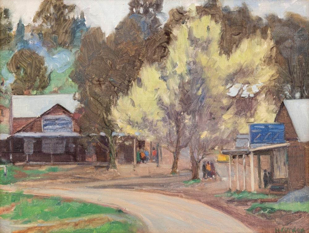 nora gurdon 1881 1974 kalorama shops oil on board signed lower right n gurdon 24 x 34cm 30 x 39cm overall · Leski Auctions Pty Ltd · 2022-06-26 Nora Gurdon comparable auction result: nora gurdon 1881 1974 kalorama shops oil on board signed lower right n gurdon 24 x 34cm 30 x 39cm overall