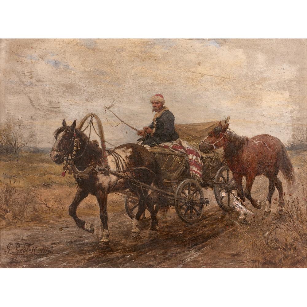 ludwig gedlek cracovie 1847 vienne 1904 balade en traineau un homme sur une charrue paire de panneaux sign s et localis s · Tajan · 2022-06-22 Ludwig Gedlek comparable auction result: ludwig gedlek cracovie 1847 vienne 1904 balade en traineau un homme sur une charrue paire de panneaux sign s et localis s
