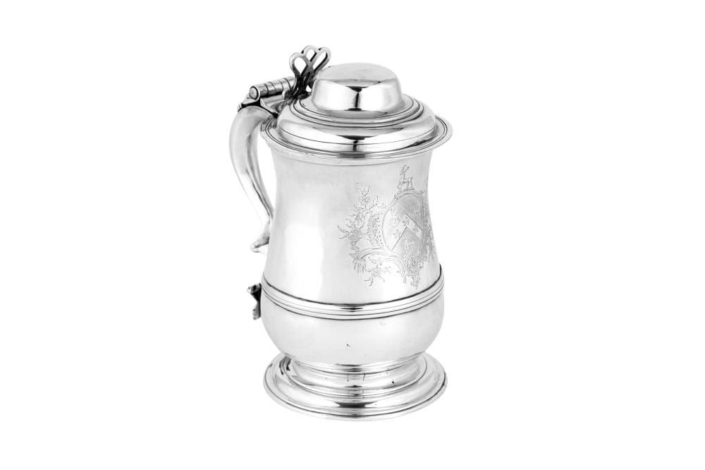 John King comparable auction result: a george iii sterling silver tankard london 1769 by john king
