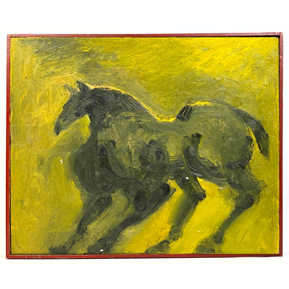 george d amato painting on canvas mid century modern horse d amato was an award winning art direct · Uniques & Antiques · 2022-06-16 George D'Amato comparable auction result: george d amato painting on canvas mid century modern horse d amato was an award winning art direct