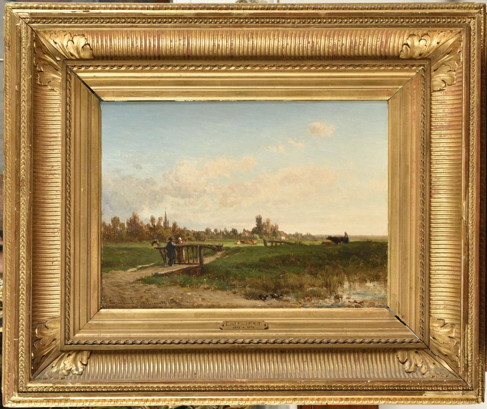 mile charles lambinet 1815 1877 conversation la barri re huile sur toile sign en bas gauch · Osenat · 2022-06-19 Émile Charles Lambinet comparable auction result: mile charles lambinet 1815 1877 conversation la barri re huile sur toile sign en bas gauch