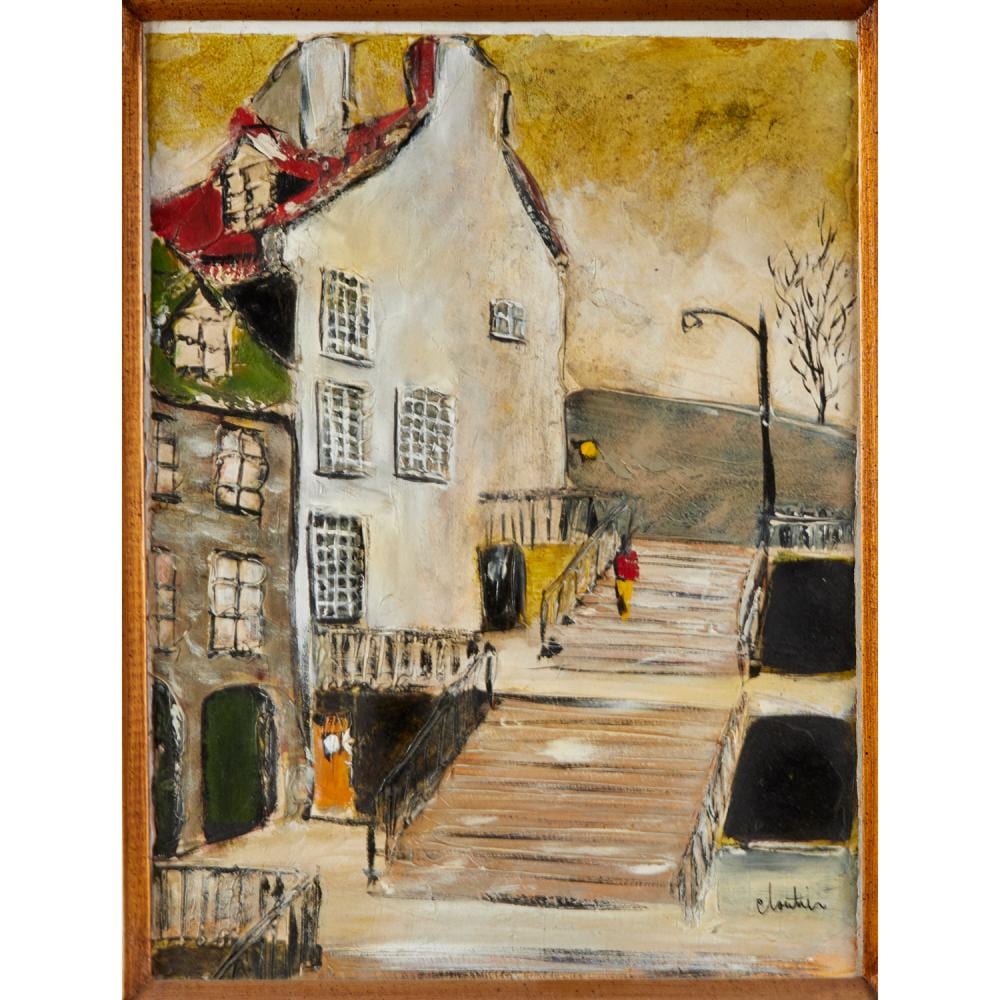 Albert Edward Cloutier comparable auction result: albert edward cloutier attrib painting