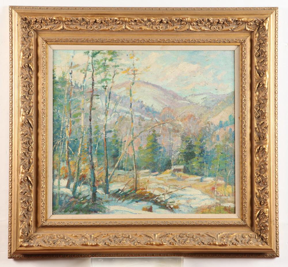 H. Boylston Dummer comparable auction result: h boylston dummer american 1878 1945 winter scene oil on canvas signed lower right hand corner framed