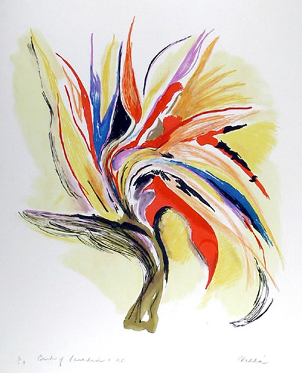 Vick Vibha comparable auction result: vick vibha bird of paradise ii lithograph