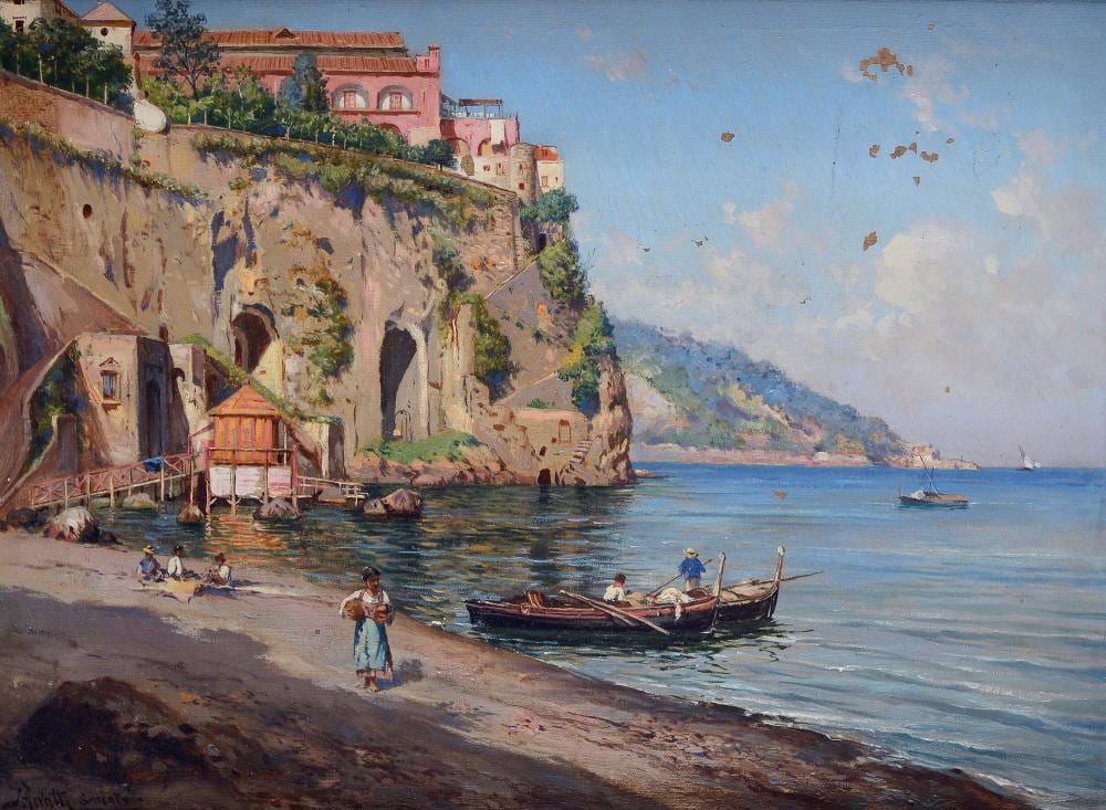Augusto Lovatti comparable auction result: augusto lovatti roma 1852 napoli 1921 sorrento
