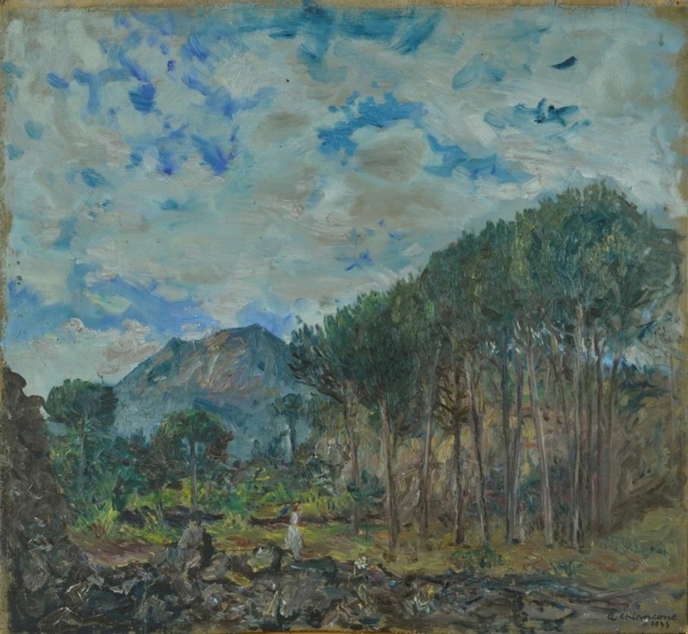 alberto chiancone porto s stefano 1904 napoli 1988 paesaggio 1944 · Pananti Casa D'Aste SRL · 2022-06-23 Alberto Chiancone comparable auction result: alberto chiancone porto s stefano 1904 napoli 1988 paesaggio 1944