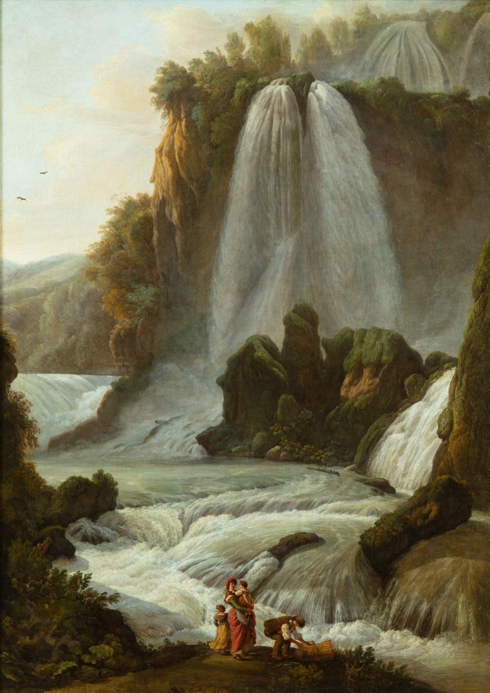 Louis Ducros comparable auction result: the falls at tivoli les chutes de tivoli