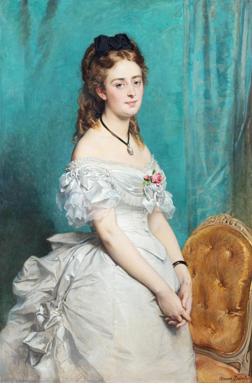 Edouard Dubufe comparable auction result: portrait of henriette de mailly nesle portrait d henriette de mailly nesle