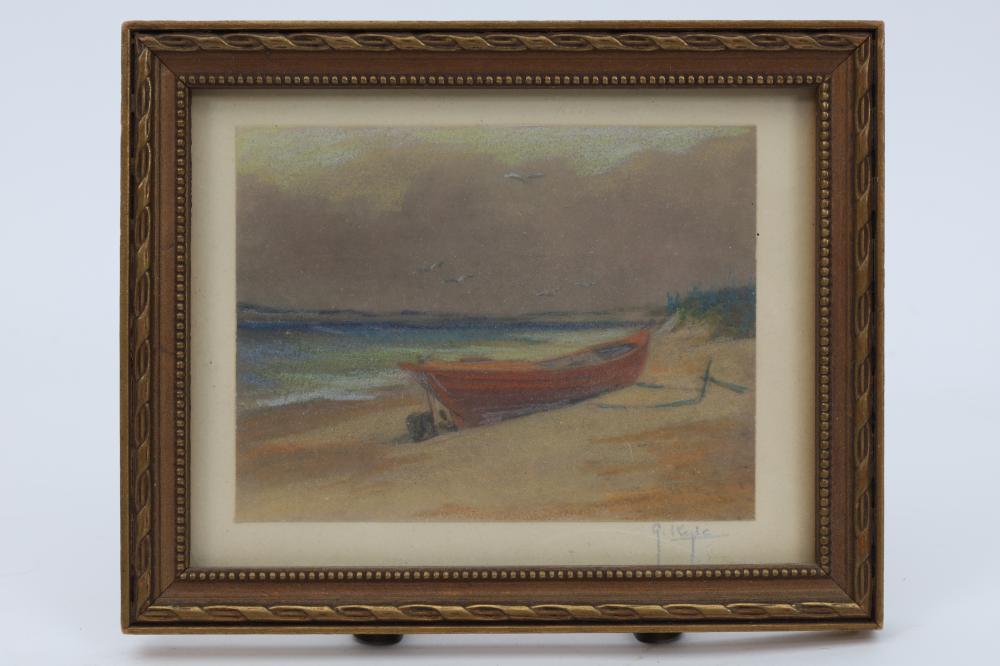 Georgina Moutray Kyle comparable auction result: georgina moutray kyle painting coastal landscape