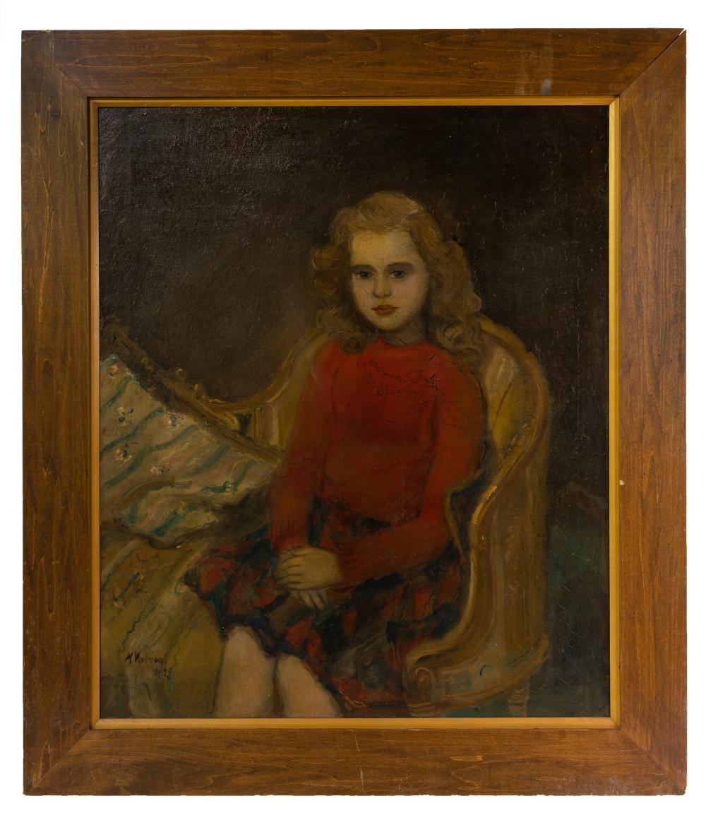 miloslava vrbova czechoslovakian 1909 1991 oil on canvas · Leonard Auction · 2022-06-26 Miloslava Vrbova comparable auction result: miloslava vrbova czechoslovakian 1909 1991 oil on canvas