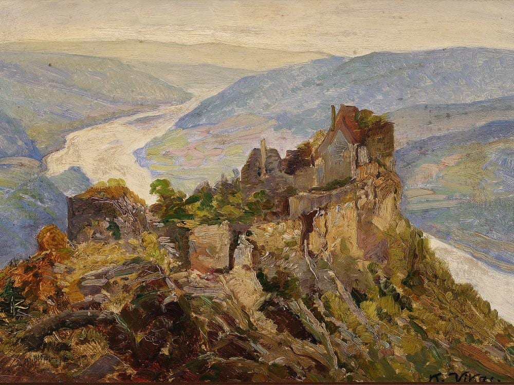Karl Vikas comparable auction result: karl vikas ternitz 1875 1934 krems aggstein