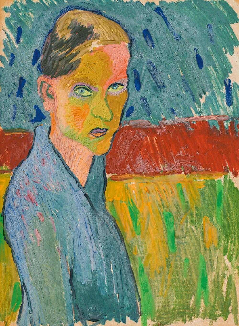 Kurt Absolon comparable auction result: kurt absolon self portrait