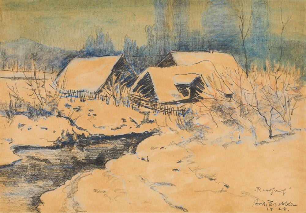 Anton (1885) Peschka comparable auction result: anton peschka raureif