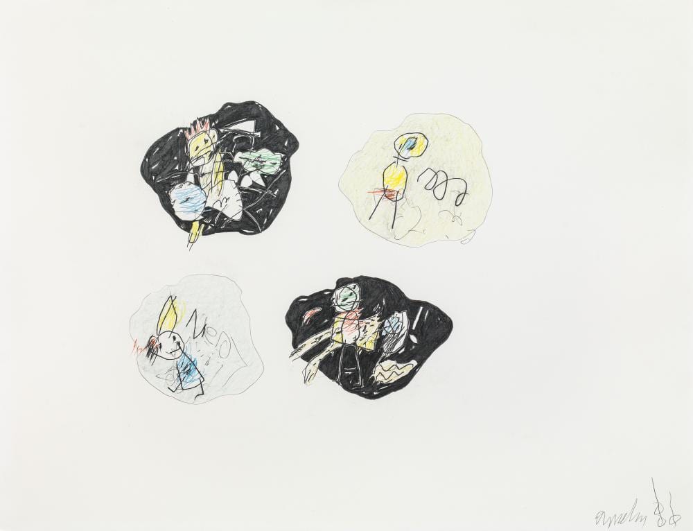 Anselm Glück comparable auction result: anselm gl ck untitled