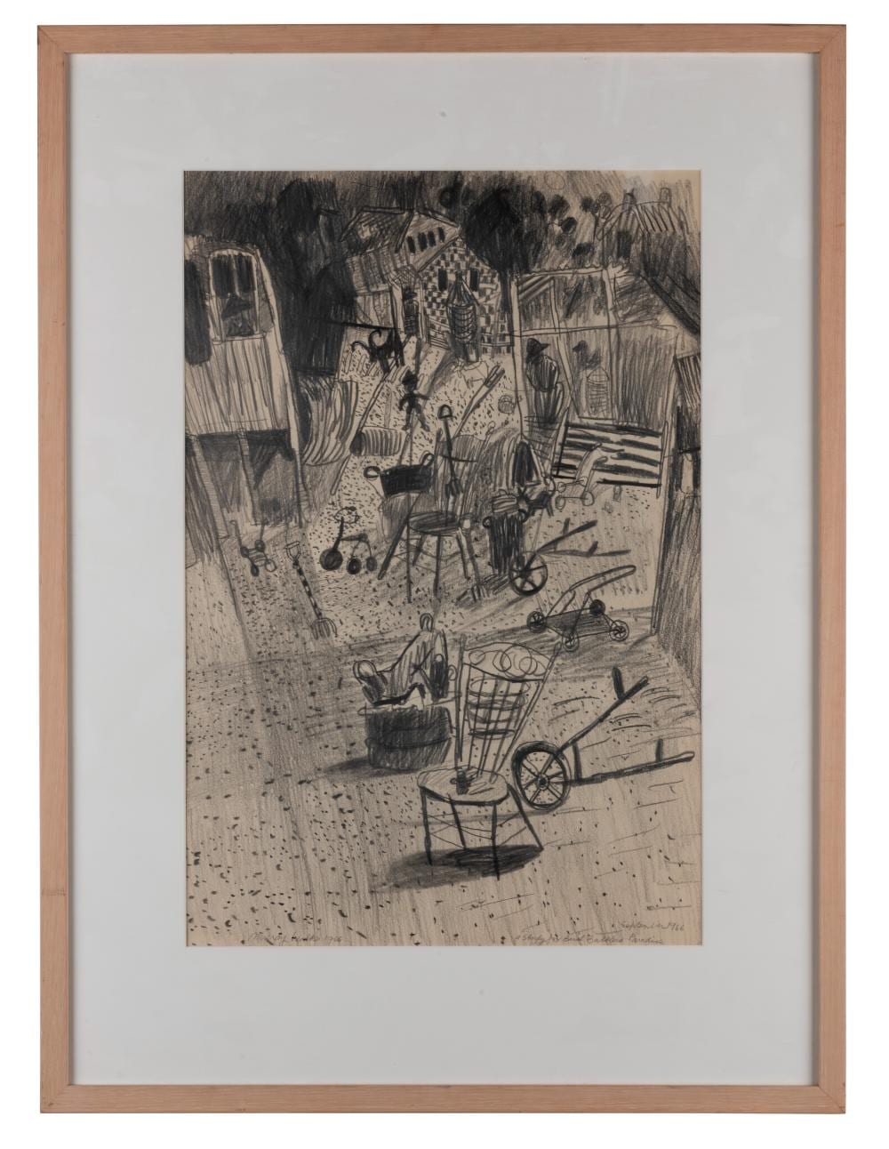 Murray Walker comparable auction result: murray walker born 1937 a study for bush battler s paradise 1966