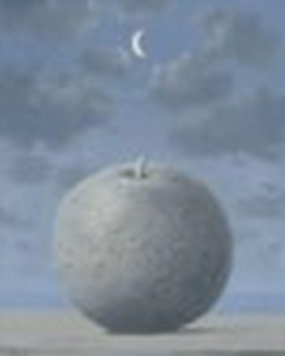 René Magritte (1898-1967) Souvenir de voyage oil on canvas 16 1/4 x 13 1/8 comparable sale