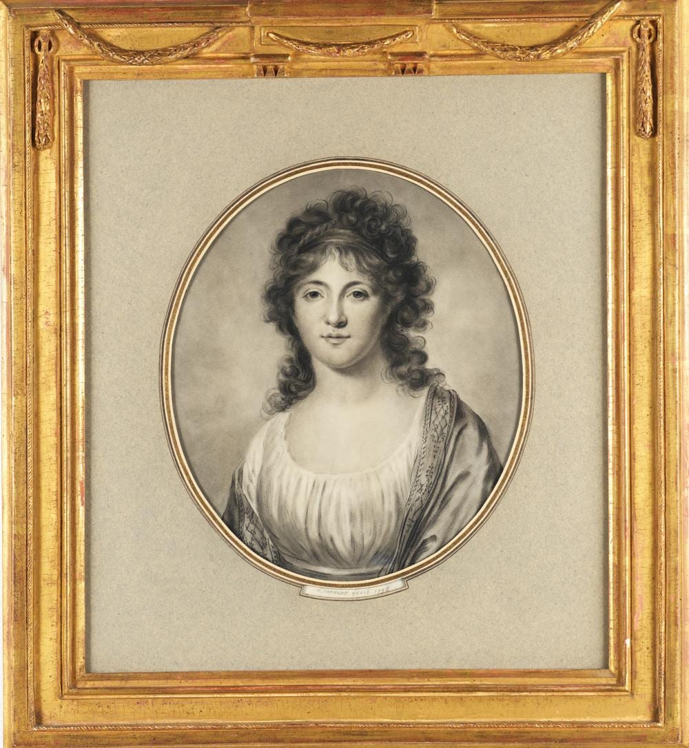 jacques antoine marie lemoine rouen 1751 paris 1824 portrait de femme en buste · Pierre Bergé & Associés · 2022-06-24 Jacques Antoine Marie Lemoine comparable auction result: jacques antoine marie lemoine rouen 1751 paris 1824 portrait de femme en buste