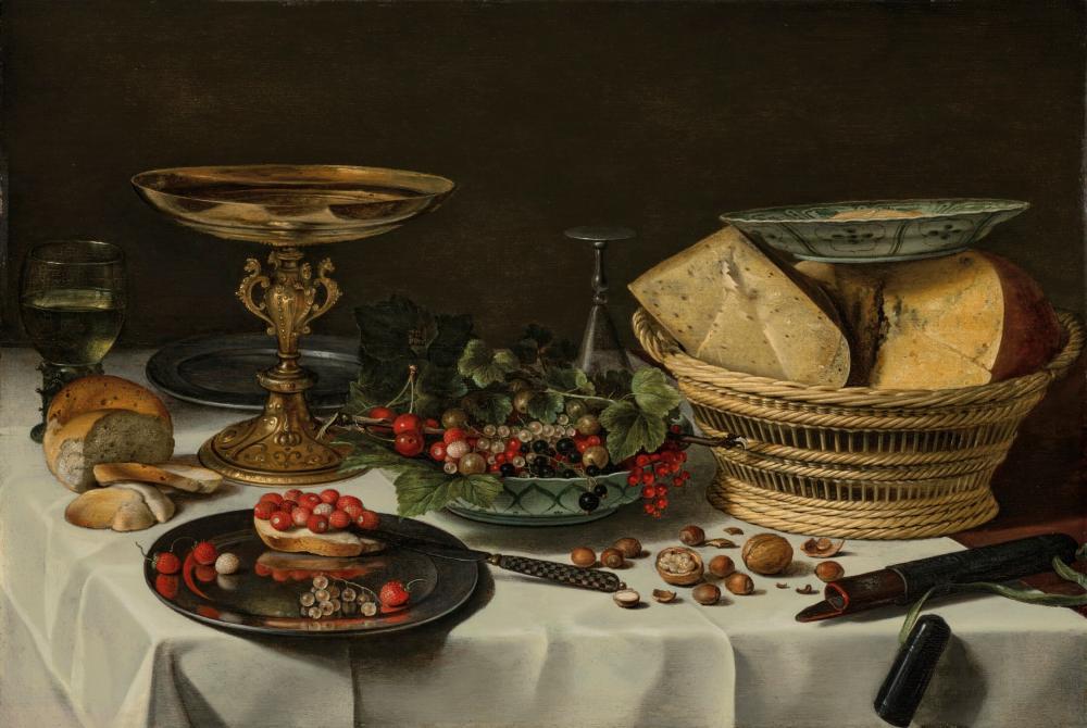 pieter claesz berchem 1597 1598 1660 1661 haarlem strawberries currants · Christie's · 2022-07-07 Pieter (1597) Claesz comparable auction result: pieter claesz berchem 1597 1598 1660 1661 haarlem strawberries currants