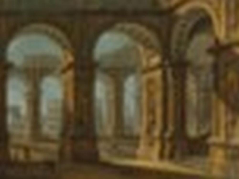 Antonio Joli comparable auction result: antonio joli modena 1700 1777 naples a capriccio of partially ruined bath