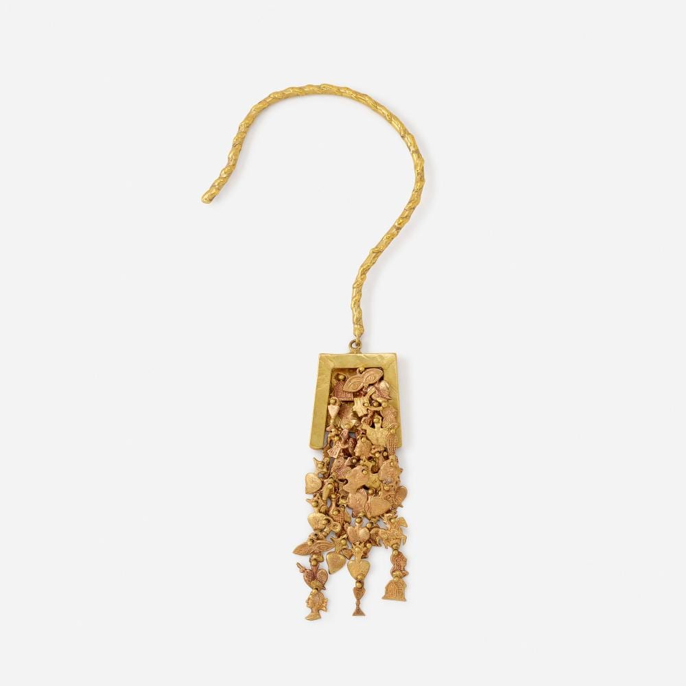 Pal Kepenyes comparable auction result: pal kepenyes brass milagros necklace