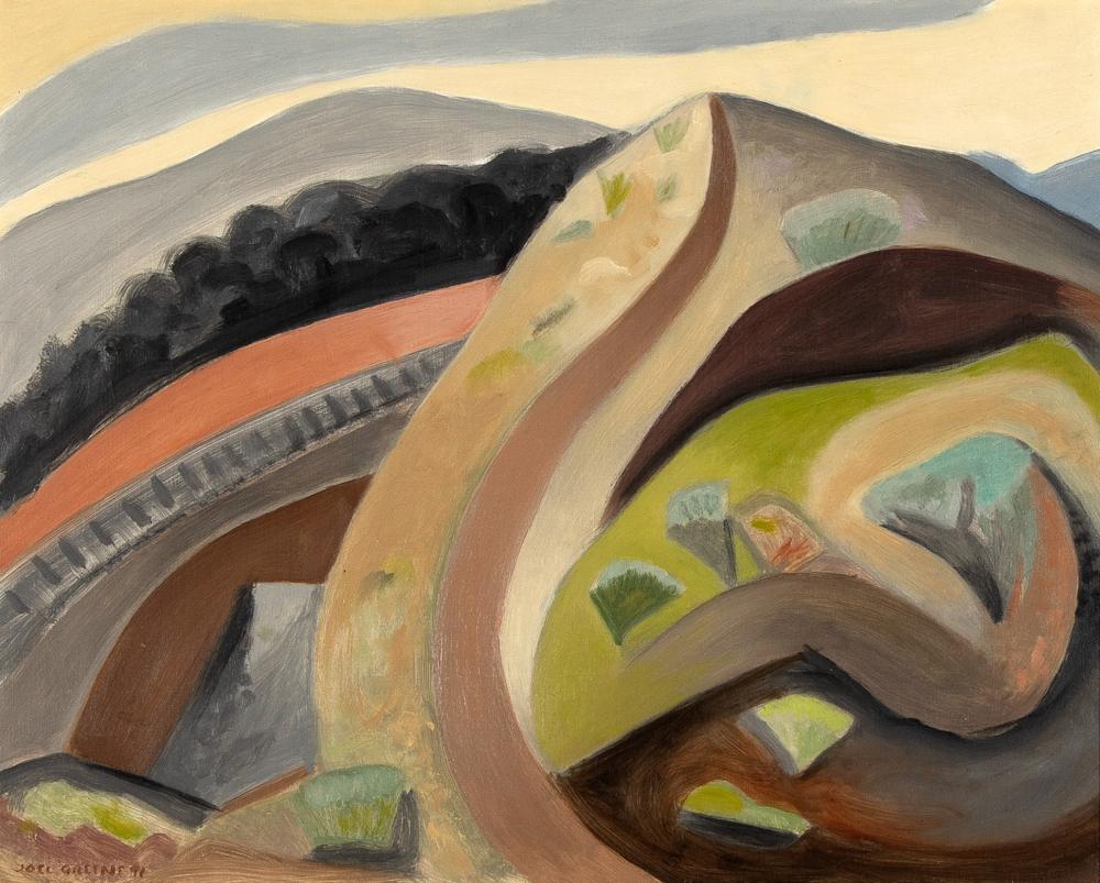 Joel Greene, Road Up The Hill, 1991 sold by Santa Fe Art Auction, lot 64 — auction record photograph